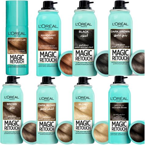 Magic retouch hair color spray
